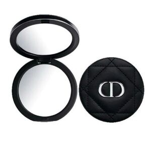 Dior Cannage Leather Compact Mirror – Luxury Travel Essential NIB